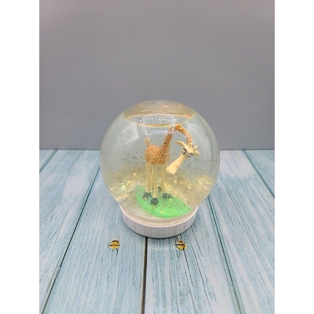 Whimsical Giraffe Glittery DIY Snow Globe